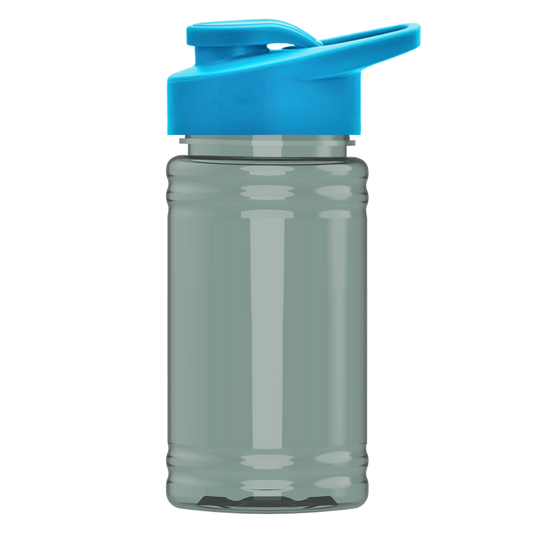 Mini RPET Bottle with Drink-Thru Lid - 16 oz.