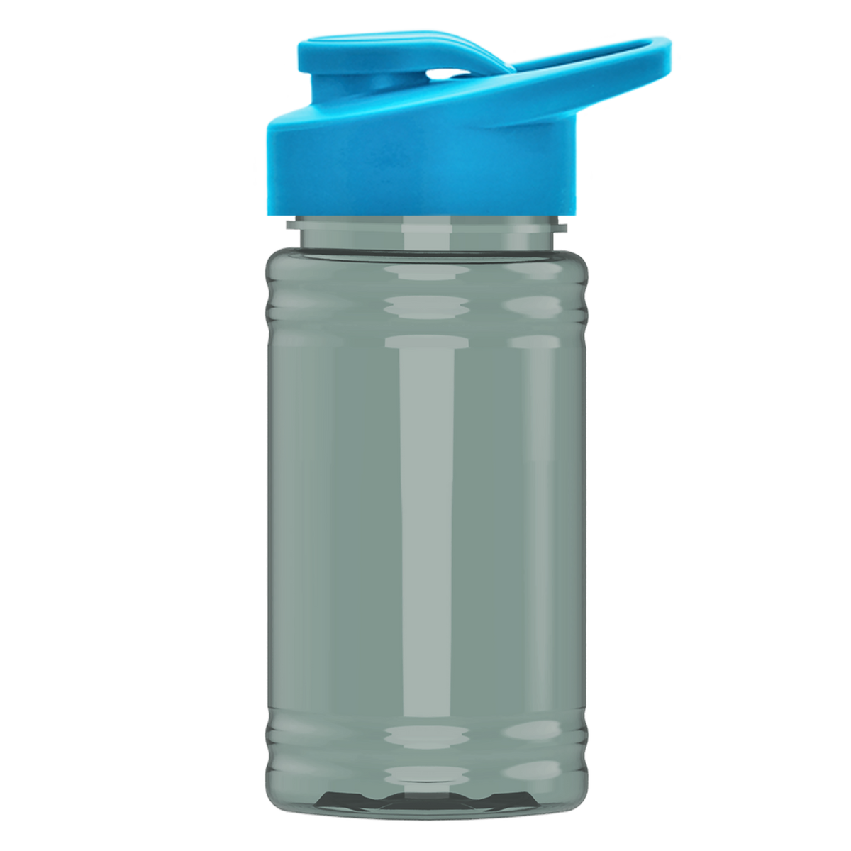 Custom logo Mini RPET Bottle with Drink-Thru Lid - 16 oz.