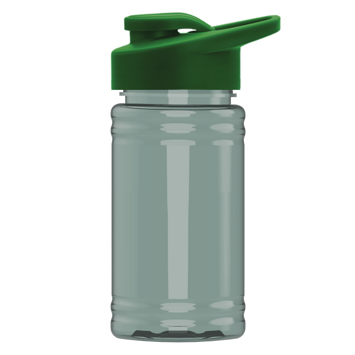 Custom logo Mini RPET Bottle with Drink-Thru Lid - 16 oz.