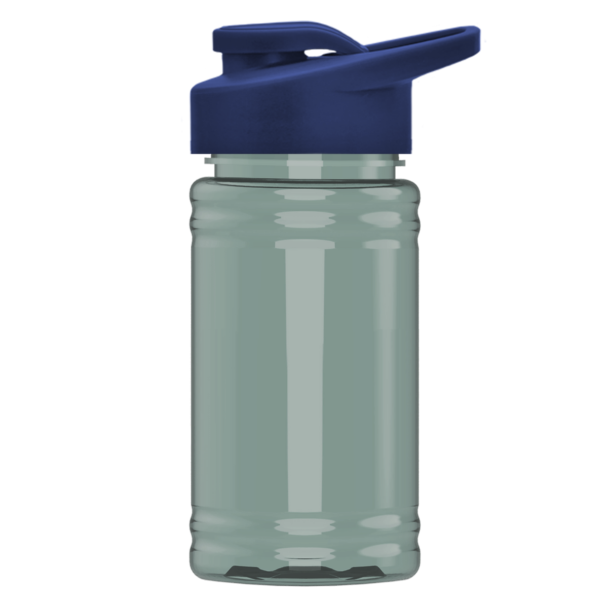 Custom logo Mini RPET Bottle with Drink-Thru Lid - 16 oz.