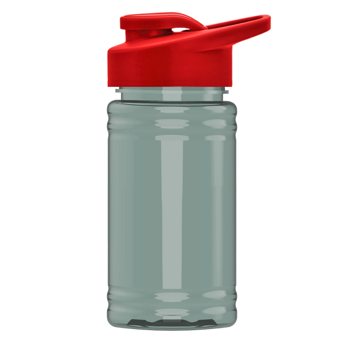 Custom logo Mini RPET Bottle with Drink-Thru Lid - 16 oz.