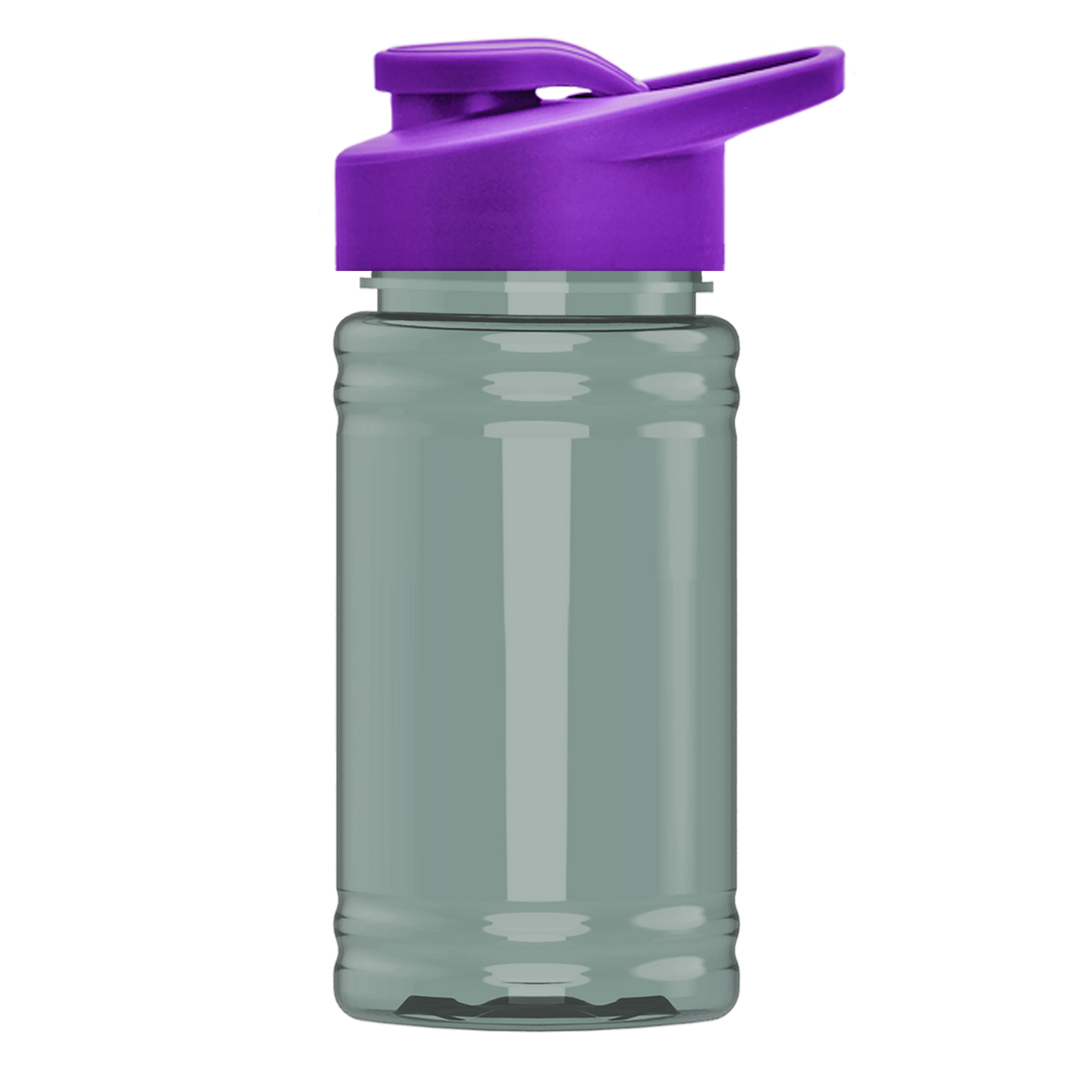 Custom logo Mini RPET Bottle with Drink-Thru Lid - 16 oz.