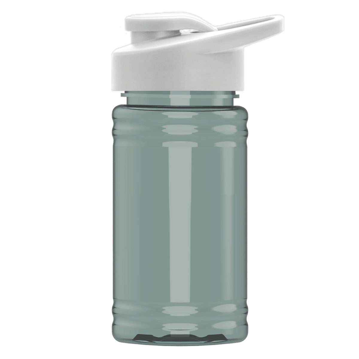 Custom logo Mini RPET Bottle with Drink-Thru Lid - 16 oz.