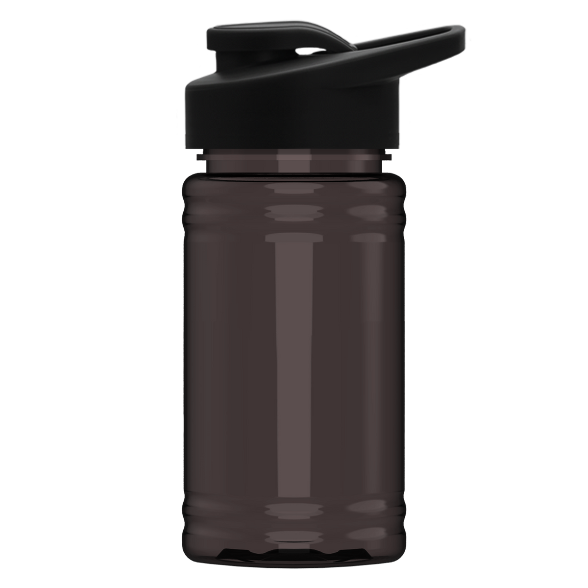 Custom logo Mini RPET Bottle with Drink-Thru Lid - 16 oz.