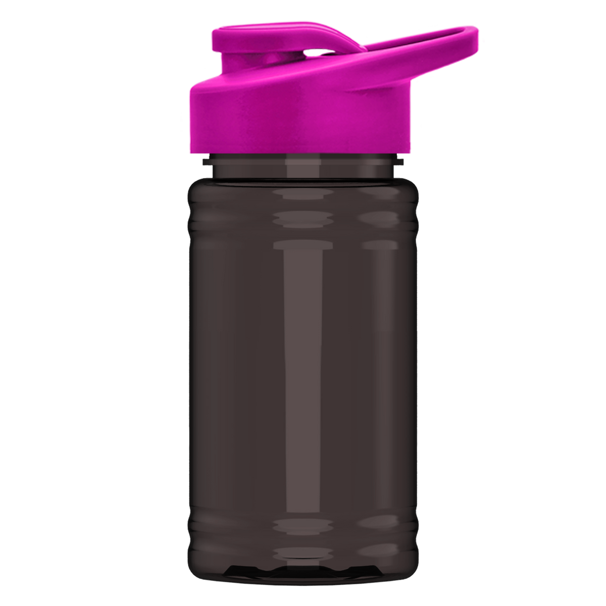 Custom logo Mini RPET Bottle with Drink-Thru Lid - 16 oz.