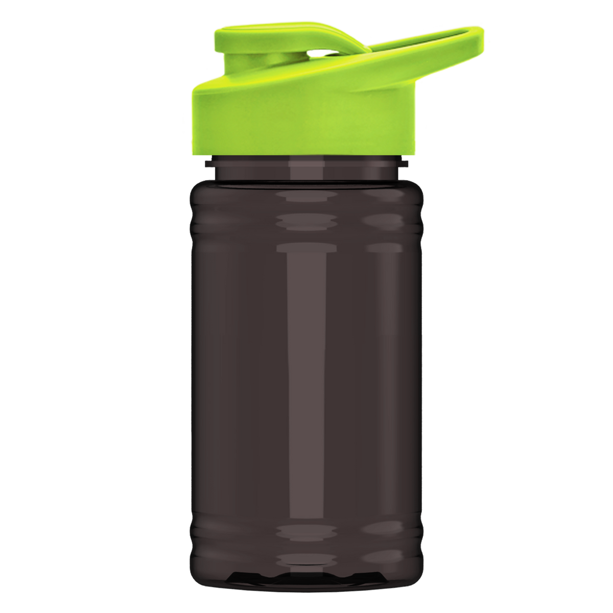 Custom logo Mini RPET Bottle with Drink-Thru Lid - 16 oz.
