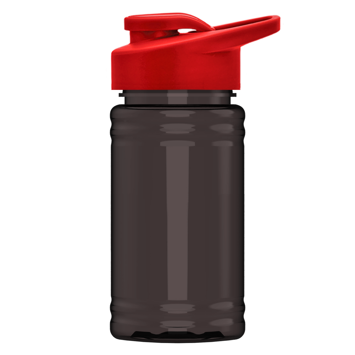 Custom logo Mini RPET Bottle with Drink-Thru Lid - 16 oz.