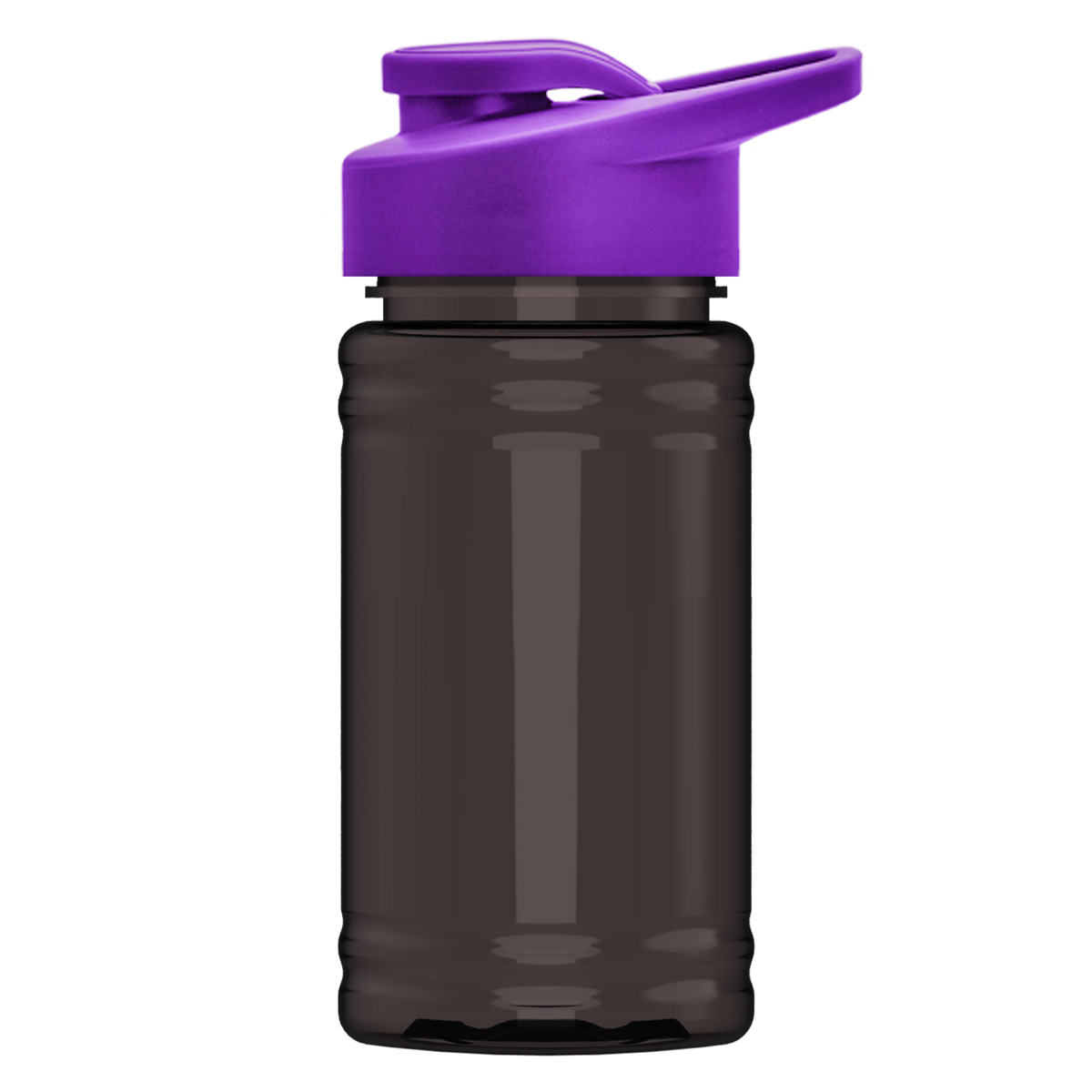 Custom logo Mini RPET Bottle with Drink-Thru Lid - 16 oz.