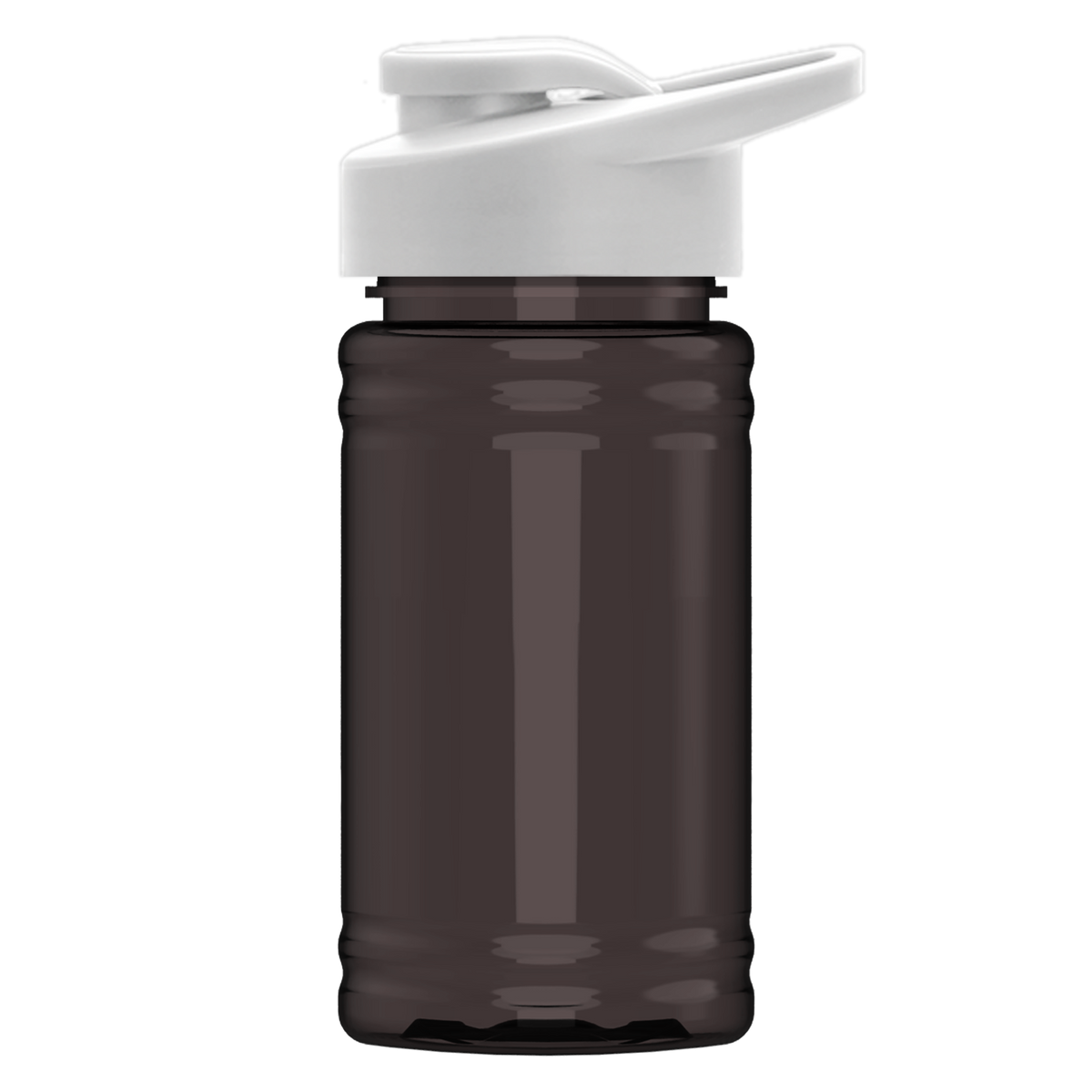 Custom logo Mini RPET Bottle with Drink-Thru Lid - 16 oz.