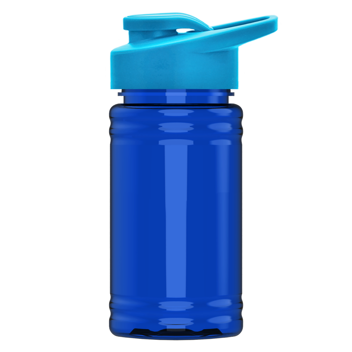 Custom logo Mini RPET Bottle with Drink-Thru Lid - 16 oz.