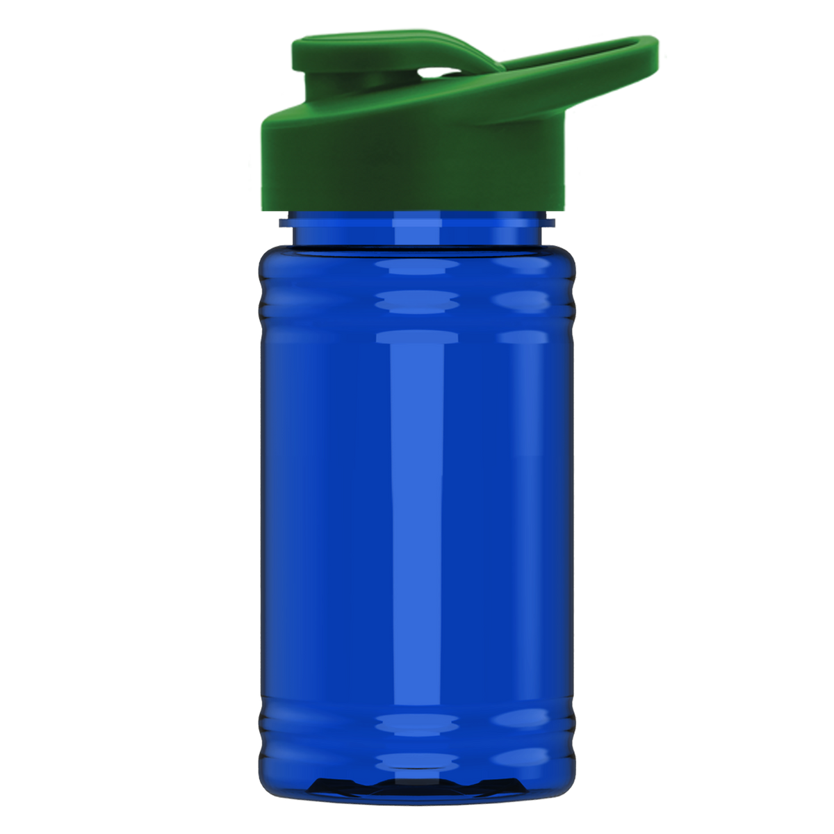 Custom logo Mini RPET Bottle with Drink-Thru Lid - 16 oz.