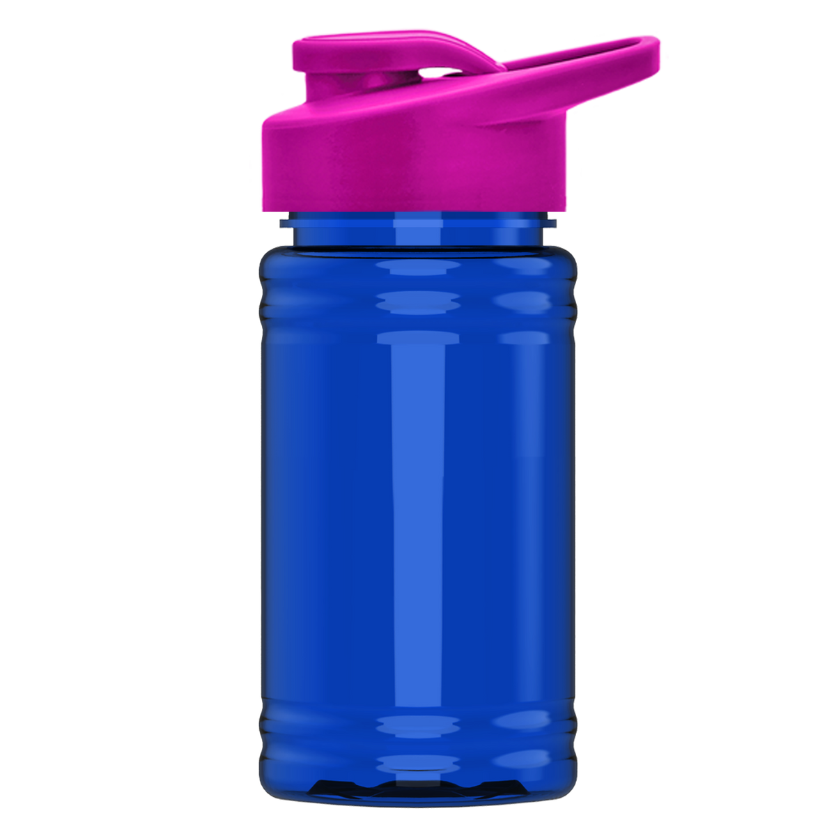 Custom logo Mini RPET Bottle with Drink-Thru Lid - 16 oz.