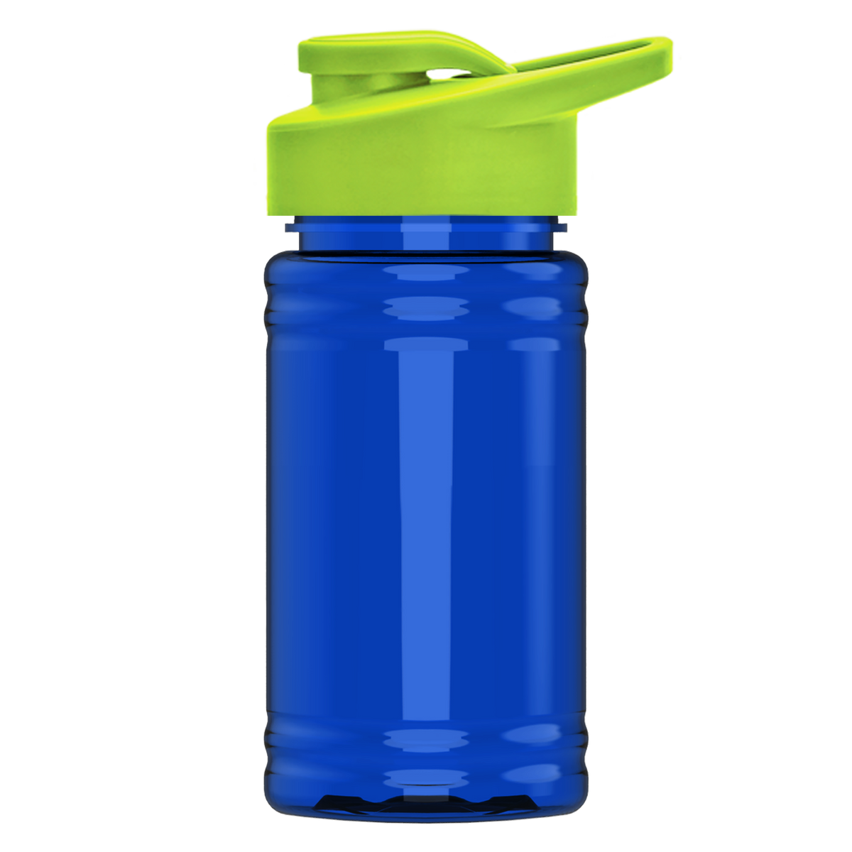 Custom logo Mini RPET Bottle with Drink-Thru Lid - 16 oz.
