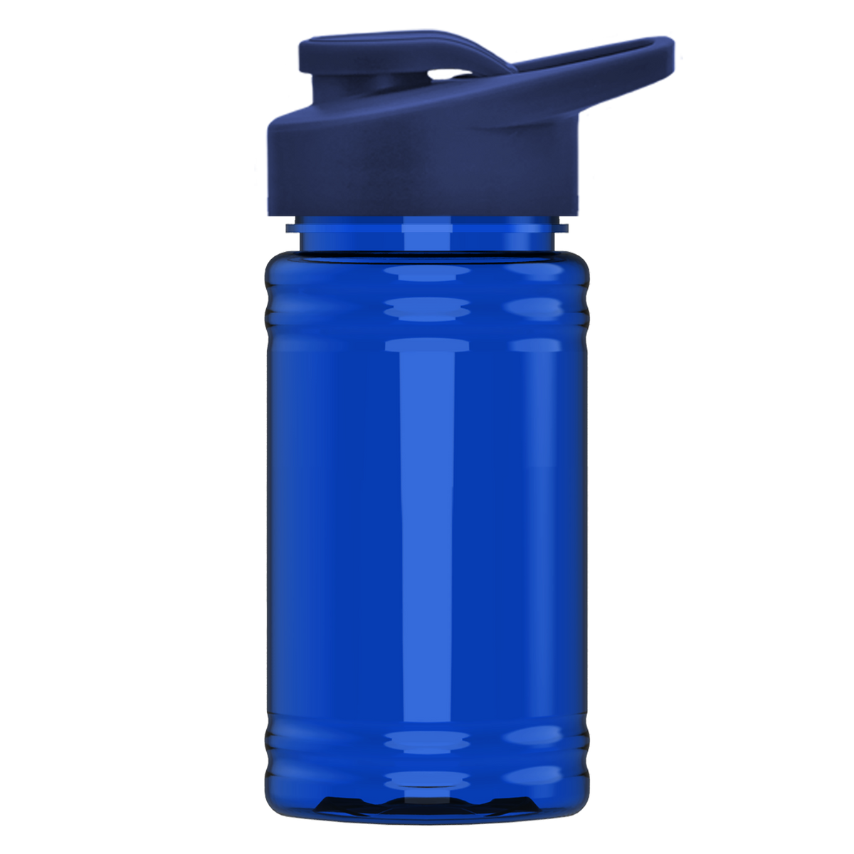 Custom logo Mini RPET Bottle with Drink-Thru Lid - 16 oz.