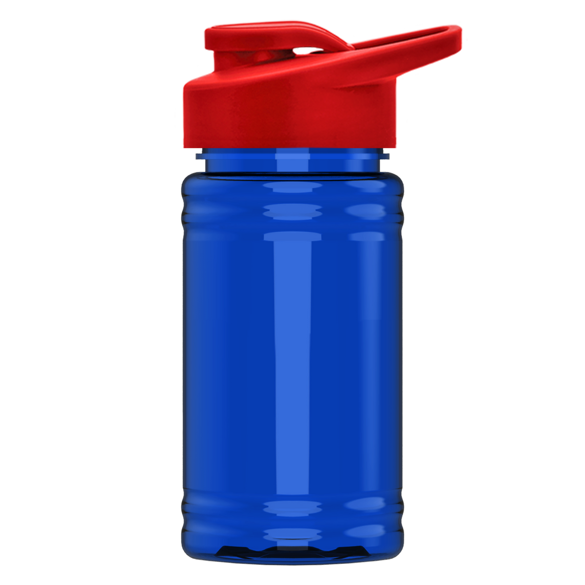 Custom logo Mini RPET Bottle with Drink-Thru Lid - 16 oz.