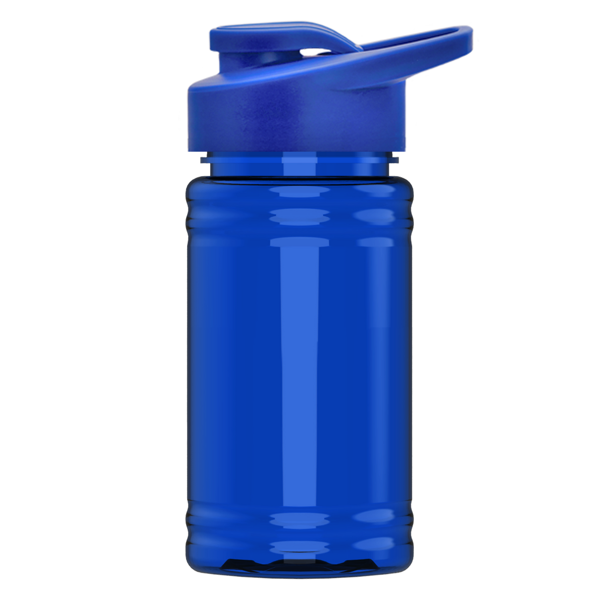 Custom logo Mini RPET Bottle with Drink-Thru Lid - 16 oz.