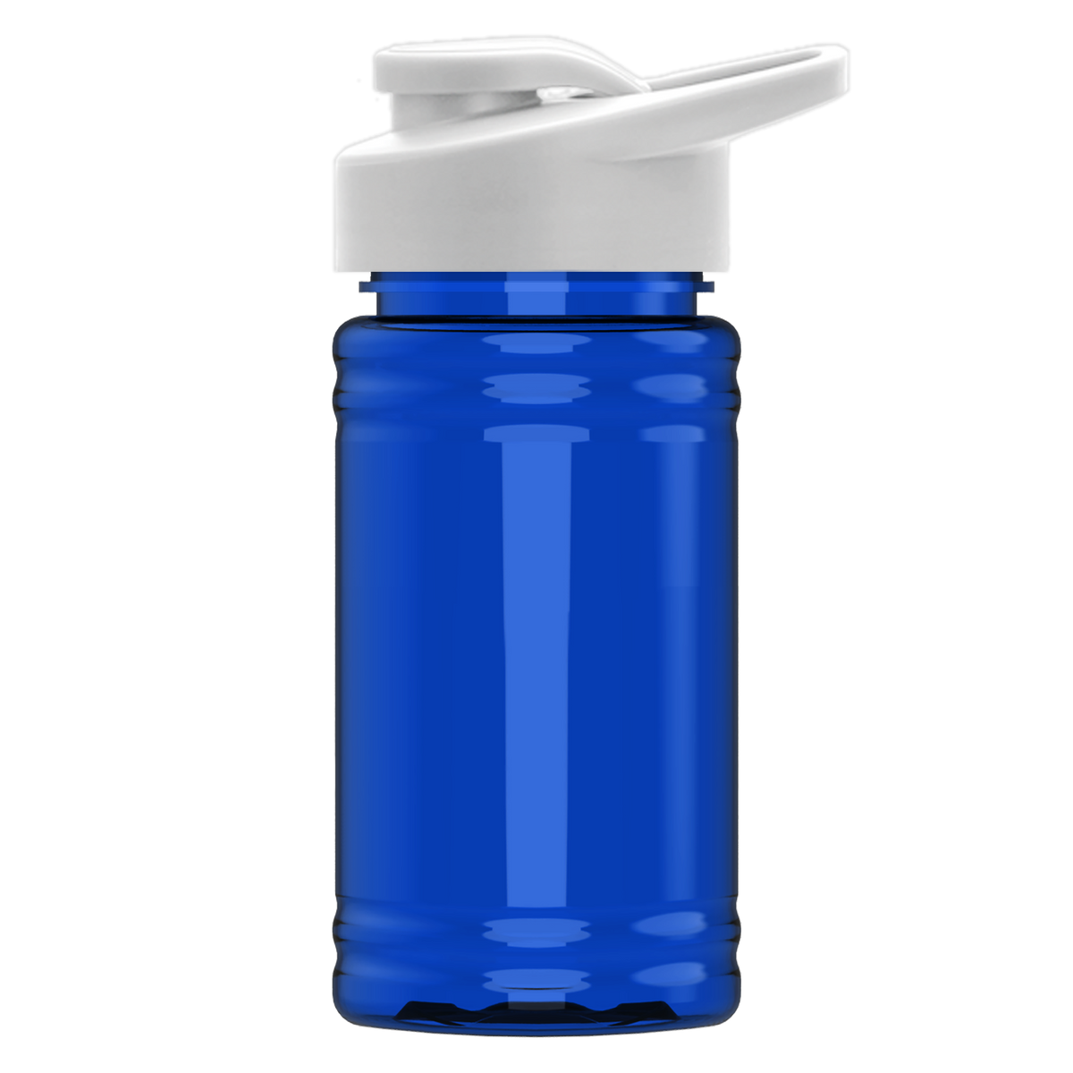 Custom logo Mini RPET Bottle with Drink-Thru Lid - 16 oz.