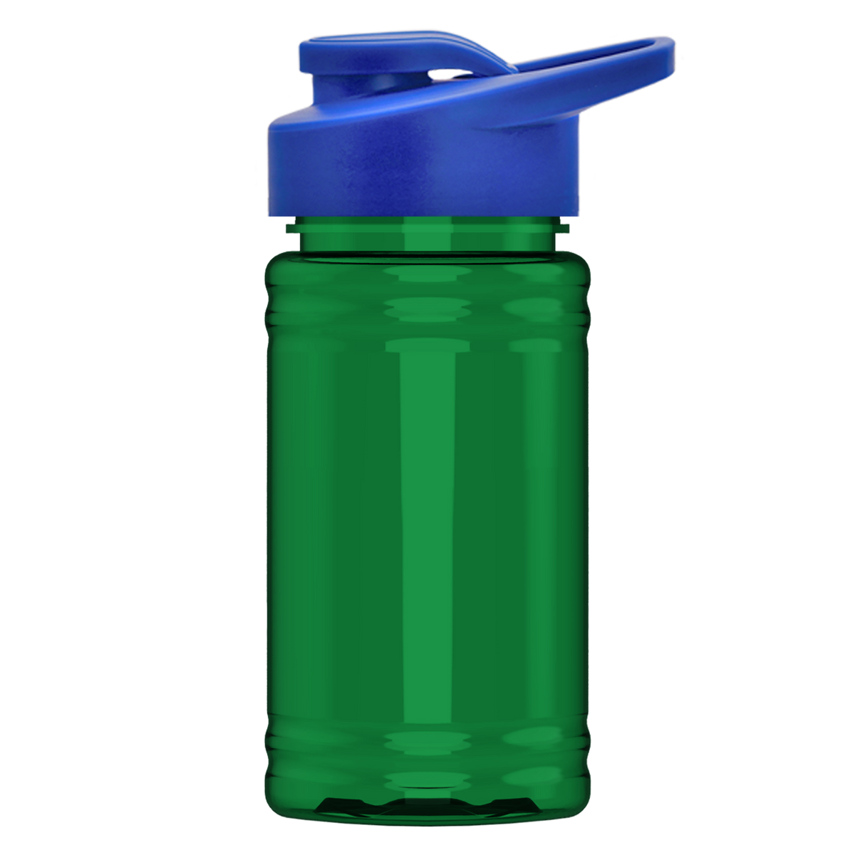 Custom logo Mini RPET Bottle with Drink-Thru Lid - 16 oz.
