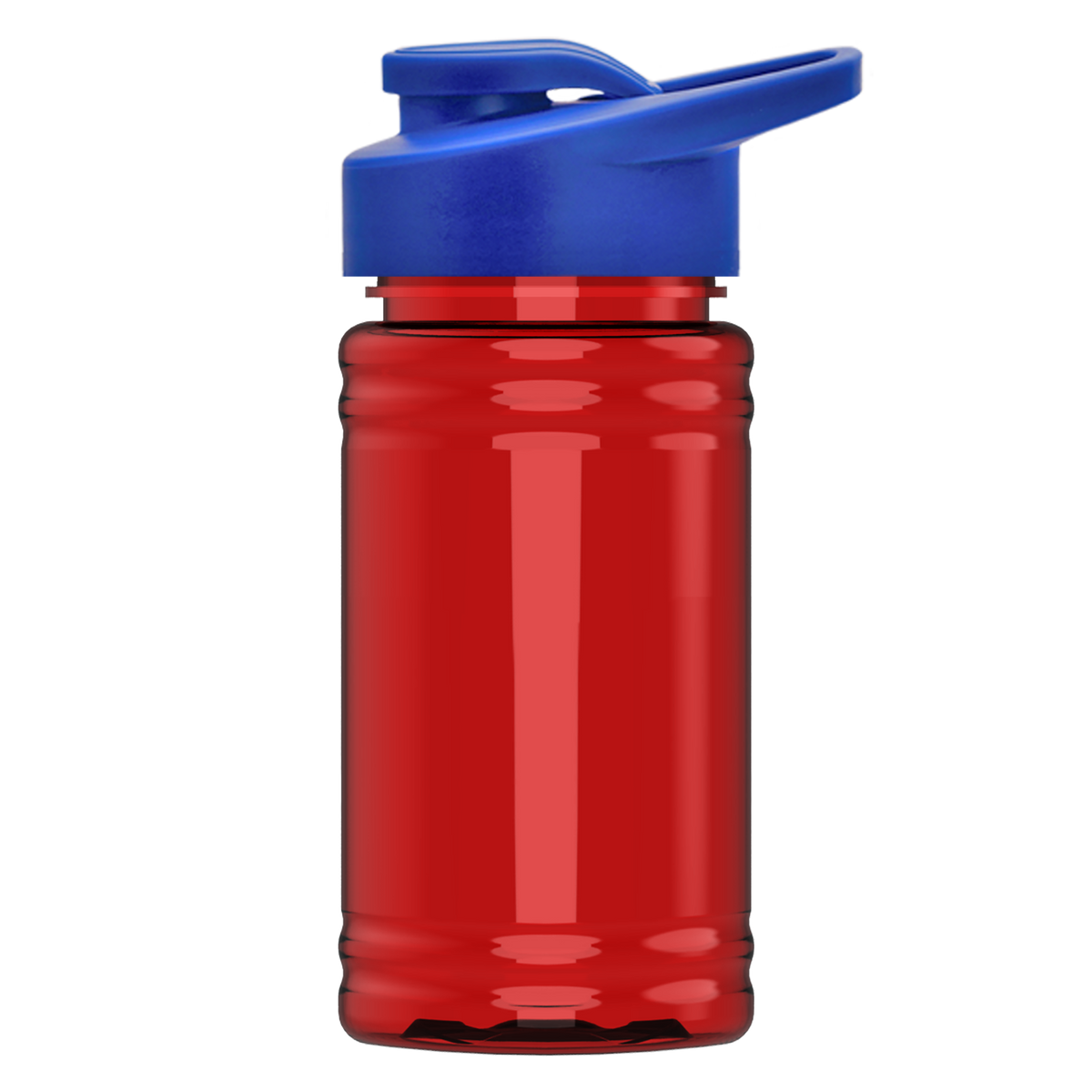 Custom logo Mini RPET Bottle with Drink-Thru Lid - 16 oz.