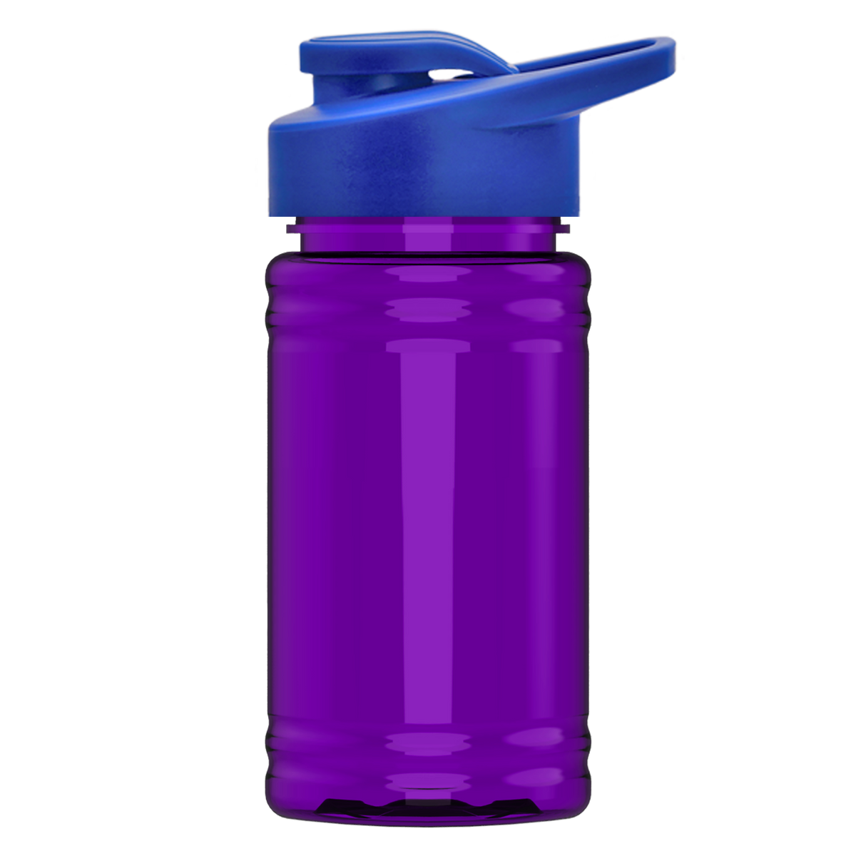 Custom logo Mini RPET Bottle with Drink-Thru Lid - 16 oz.
