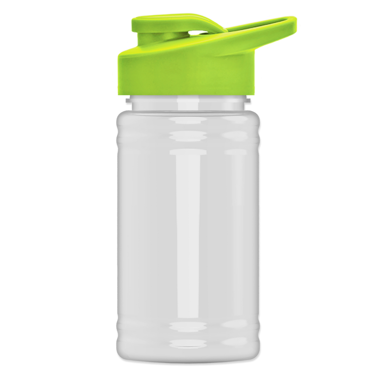 Custom logo Mini RPET Bottle with Drink-Thru Lid - 16 oz.