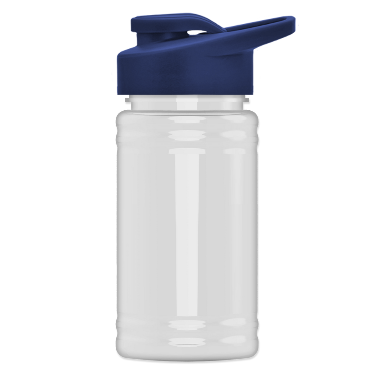 Custom logo Mini RPET Bottle with Drink-Thru Lid - 16 oz.
