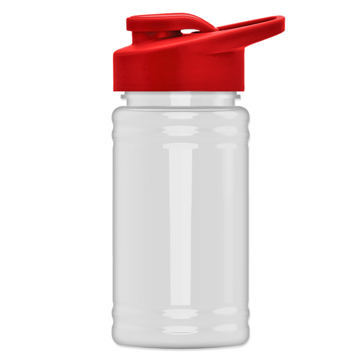 Custom logo Mini RPET Bottle with Drink-Thru Lid - 16 oz.