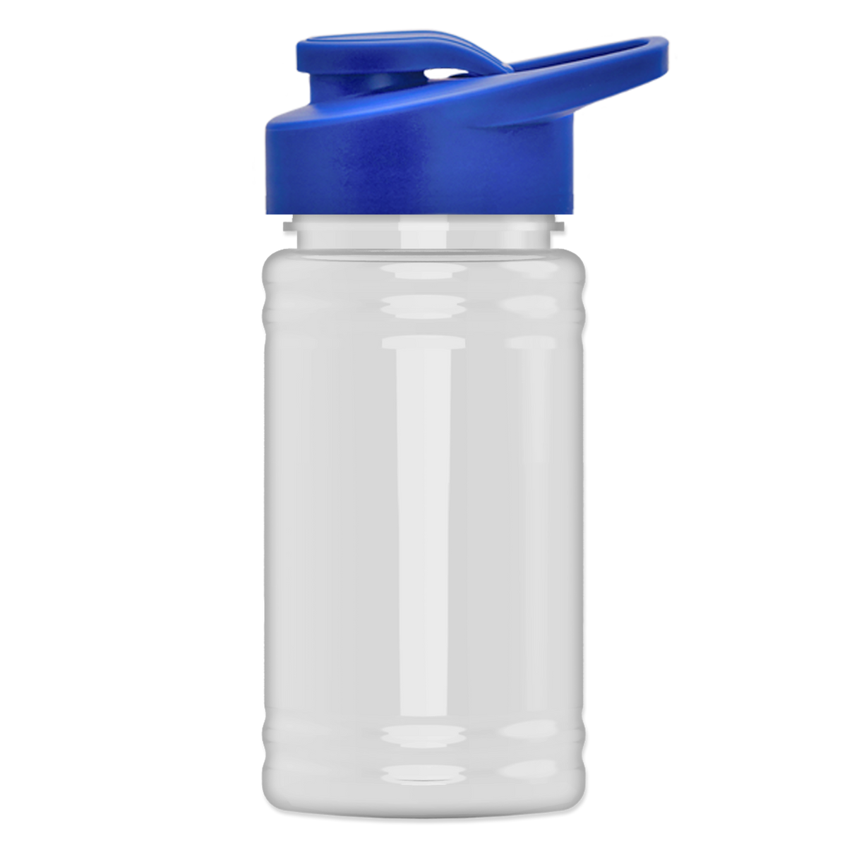 Custom logo Mini RPET Bottle with Drink-Thru Lid - 16 oz.