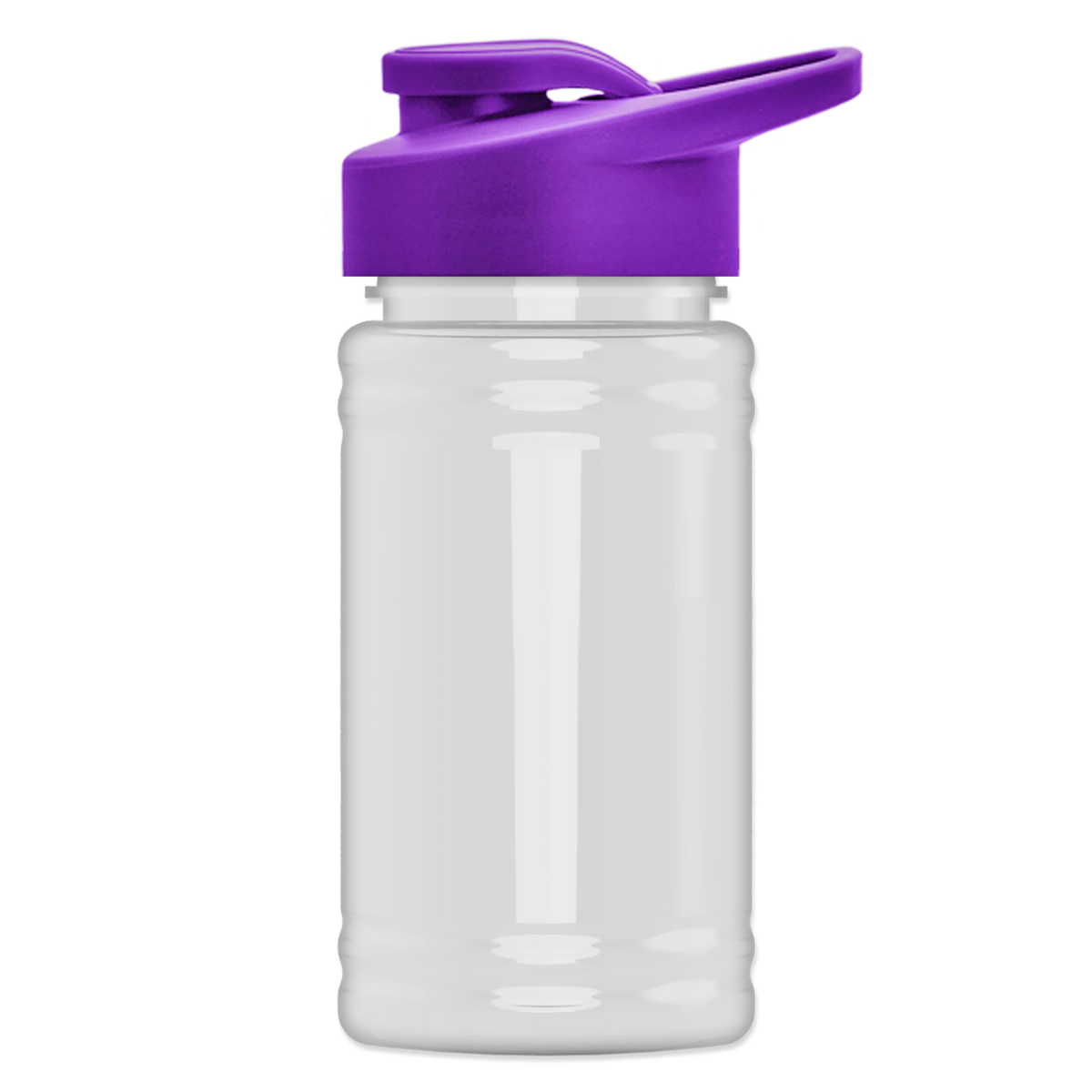 Custom logo Mini RPET Bottle with Drink-Thru Lid - 16 oz.
