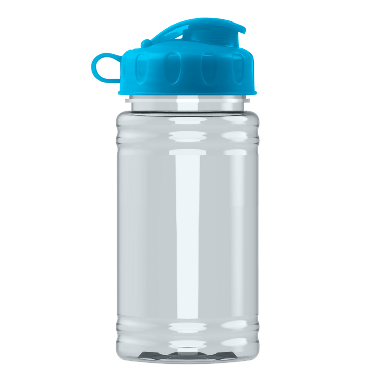 Custom logo Mini RPET Bottle with Flip Lid - 16 oz.