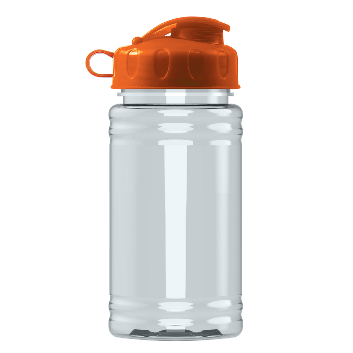 Custom logo Mini RPET Bottle with Flip Lid - 16 oz.