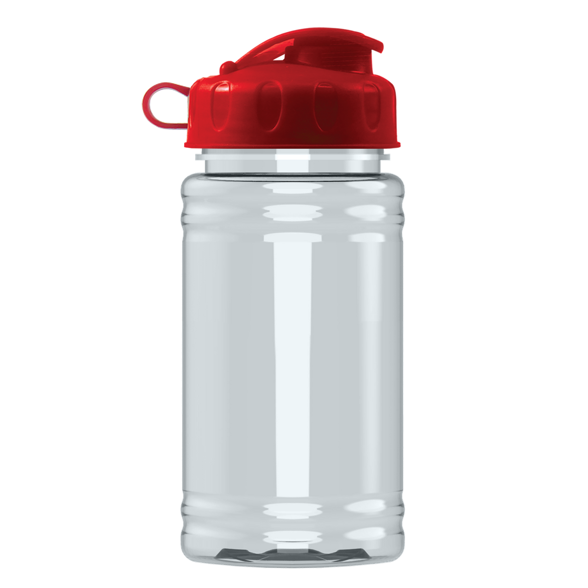 Custom logo Mini RPET Bottle with Flip Lid - 16 oz.