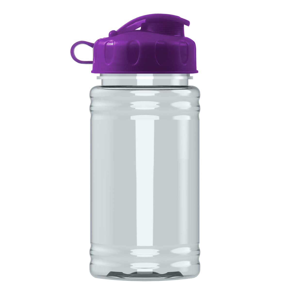Custom logo Mini RPET Bottle with Flip Lid - 16 oz.