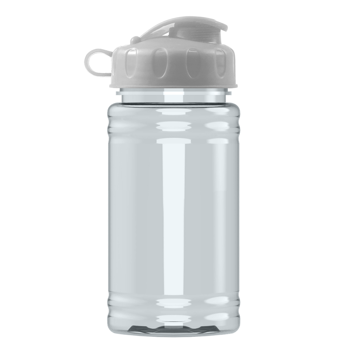 Custom logo Mini RPET Bottle with Flip Lid - 16 oz.