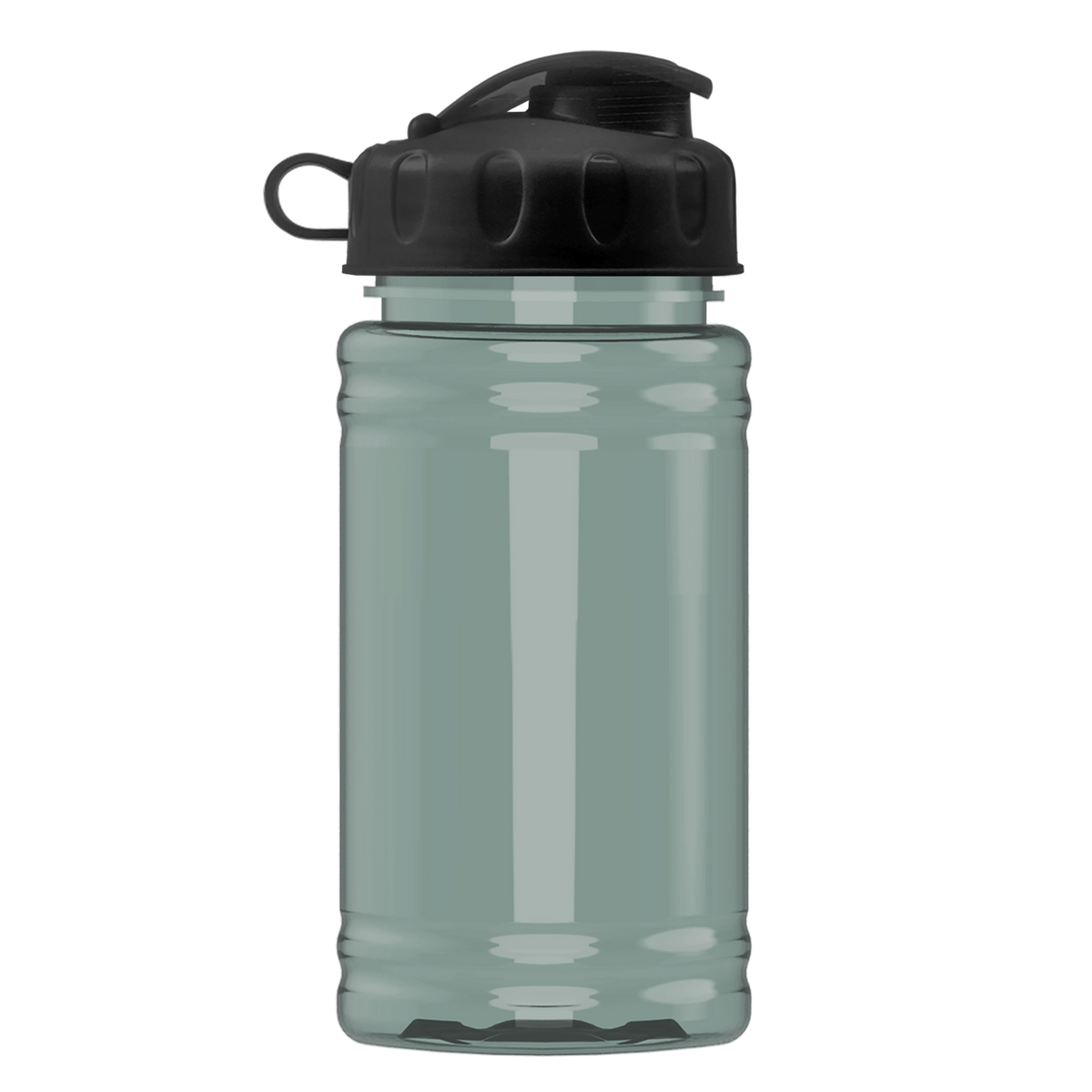 Custom logo Mini RPET Bottle with Flip Lid - 16 oz.