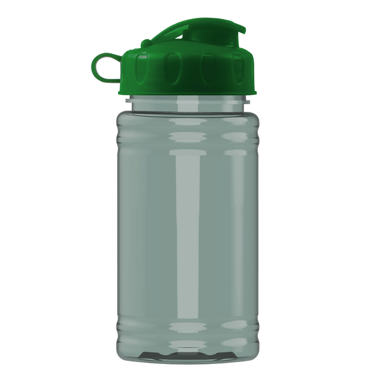 Custom logo Mini RPET Bottle with Flip Lid - 16 oz.