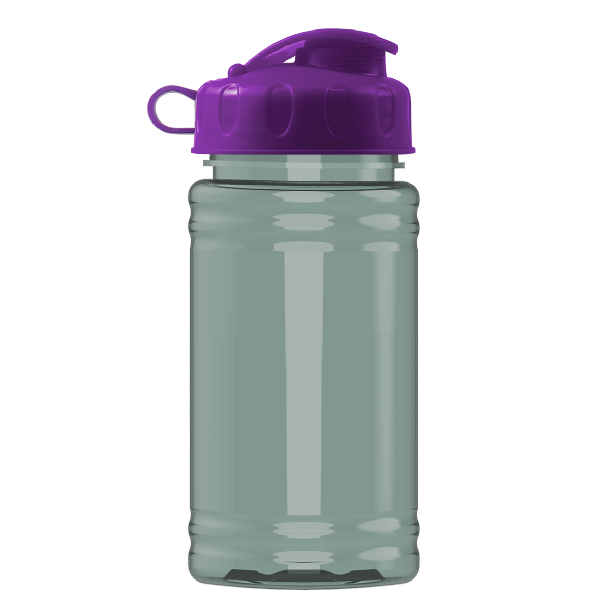 Custom logo Mini RPET Bottle with Flip Lid - 16 oz.