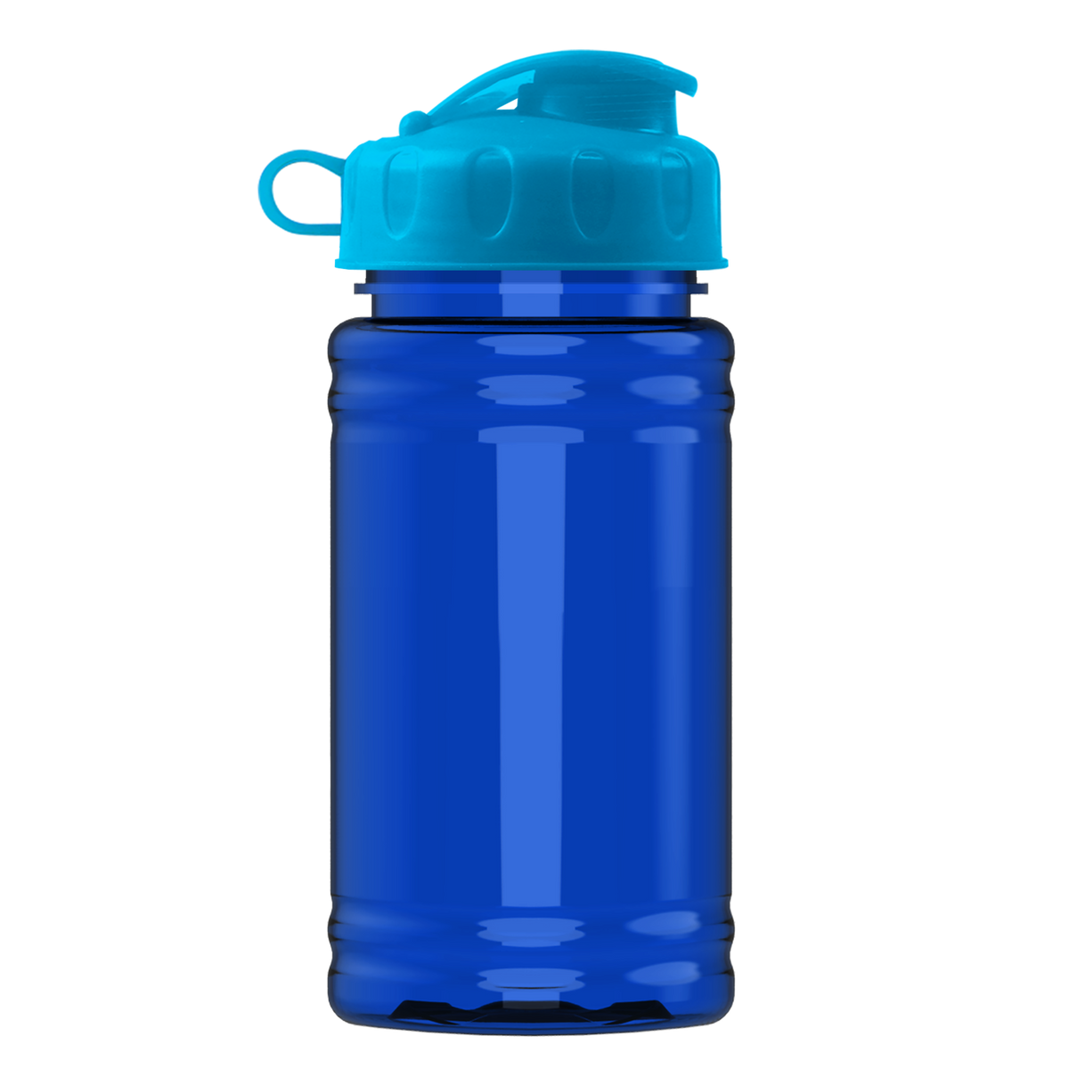 Custom logo Mini RPET Bottle with Flip Lid - 16 oz.