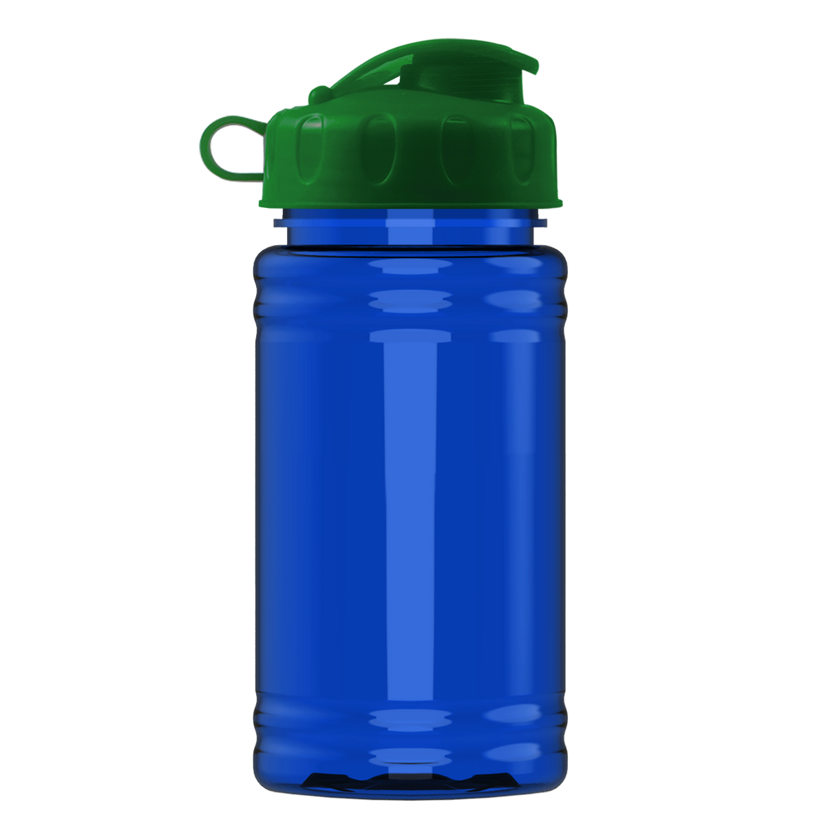 Custom logo Mini RPET Bottle with Flip Lid - 16 oz.