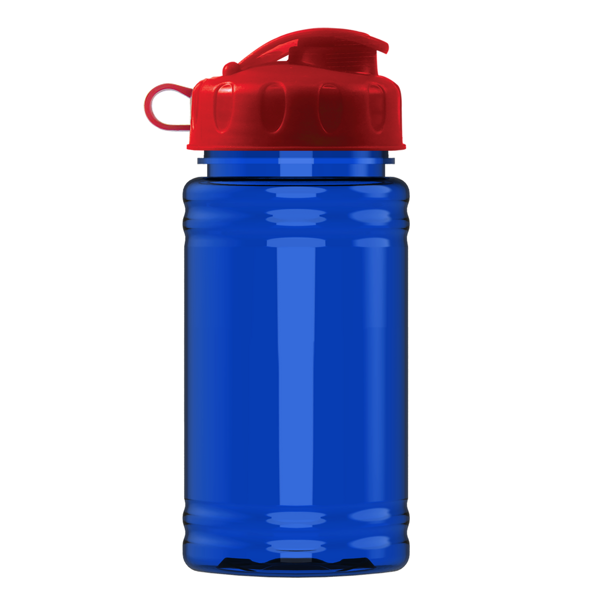 Custom logo Mini RPET Bottle with Flip Lid - 16 oz.