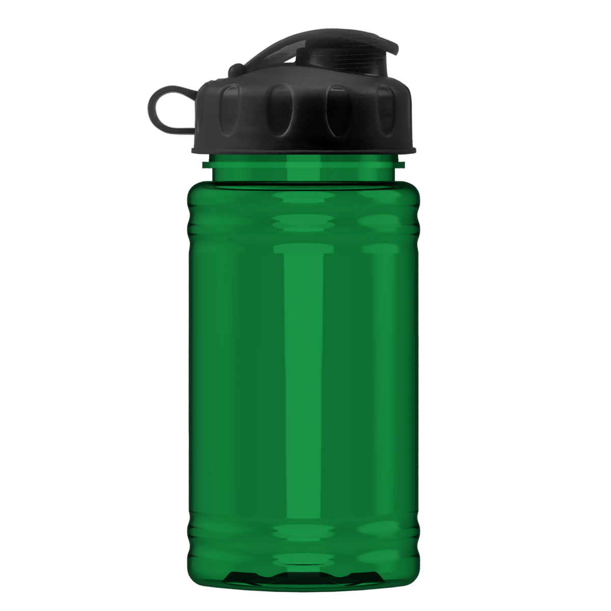 Custom logo Mini RPET Bottle with Flip Lid - 16 oz.