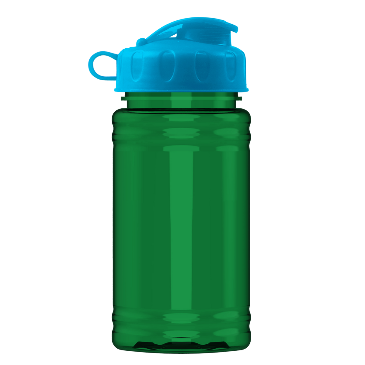 Custom logo Mini RPET Bottle with Flip Lid - 16 oz.