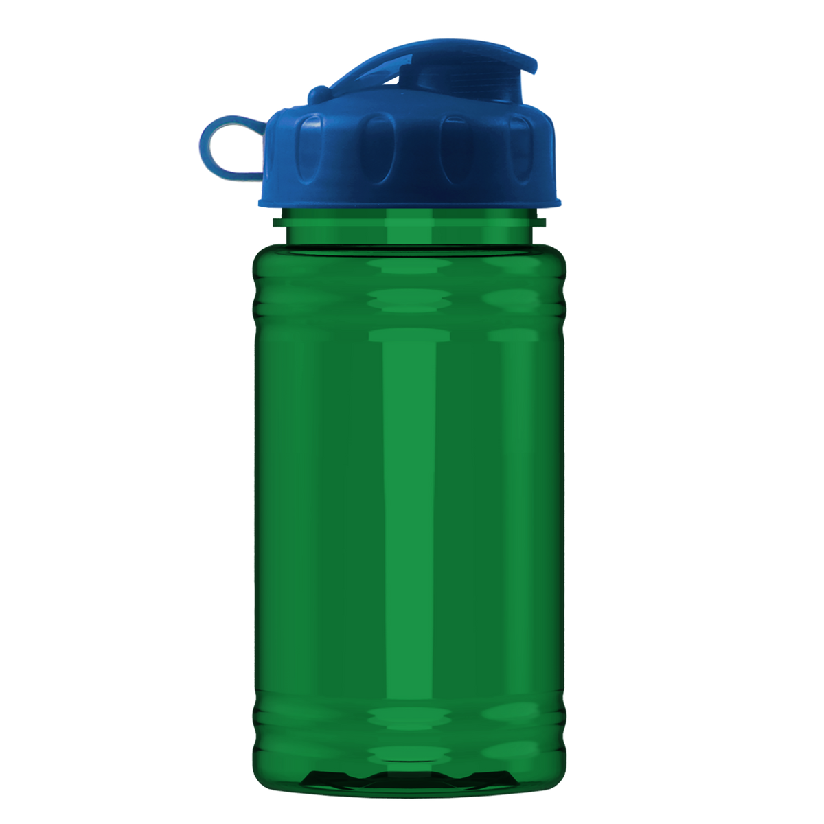 Custom logo Mini RPET Bottle with Flip Lid - 16 oz.