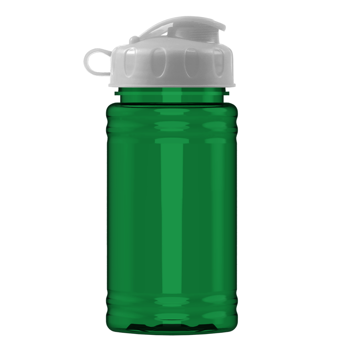 Custom logo Mini RPET Bottle with Flip Lid - 16 oz.