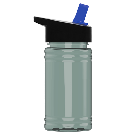 Mini RPET Bottle with Flip-Straw Lid - 16 oz.