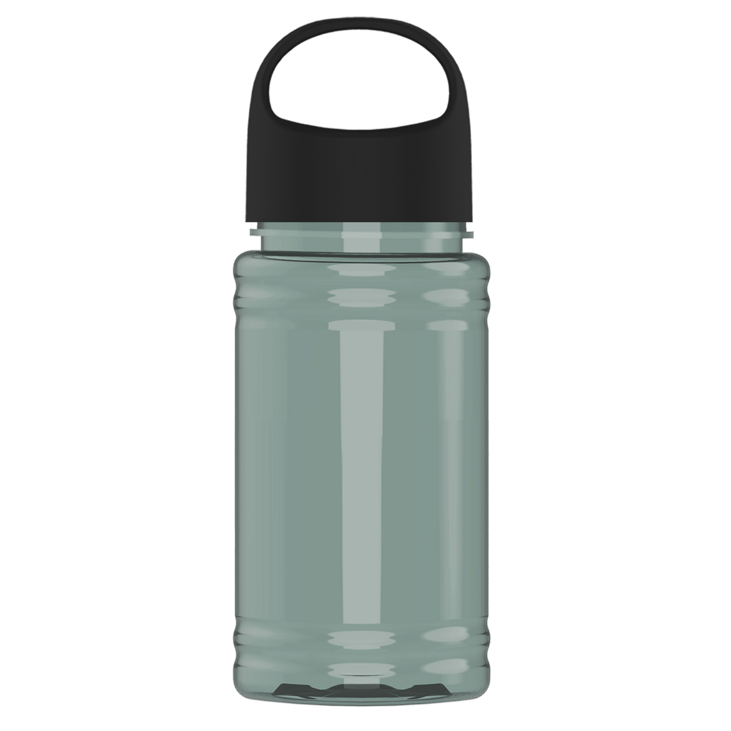Mini RPET Bottle with Oval Crest Lid - 16 oz.