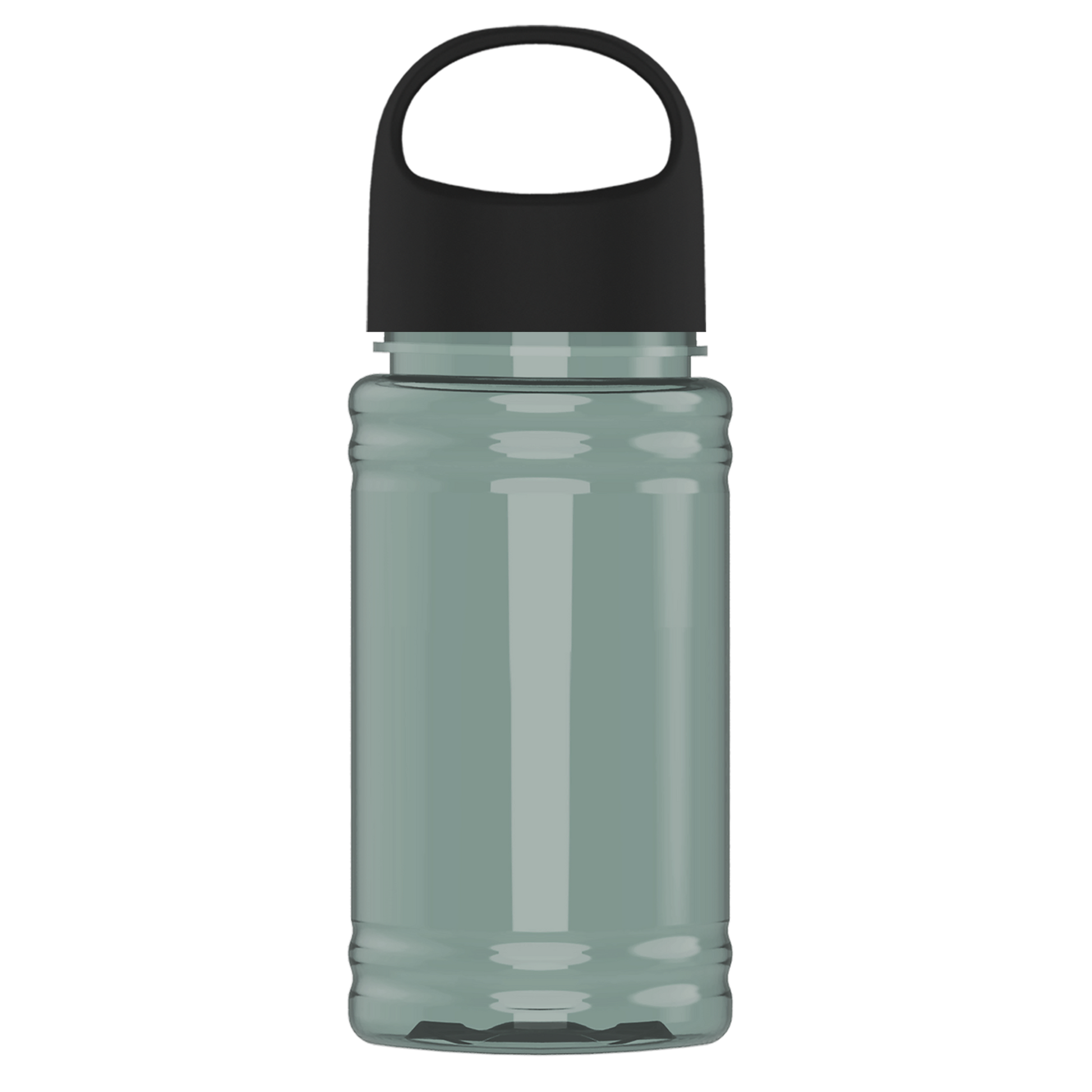 Mini RPET Bottle with Oval Crest Lid - 16 oz.