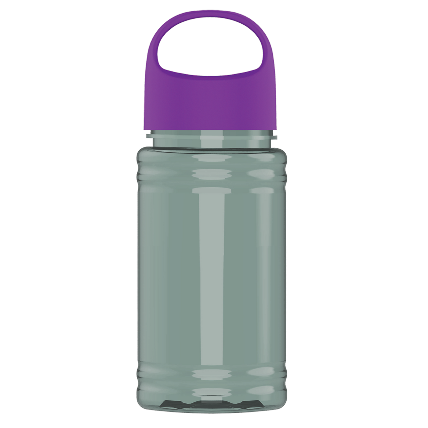 Mini RPET Bottle with Oval Crest Lid - 16 oz.