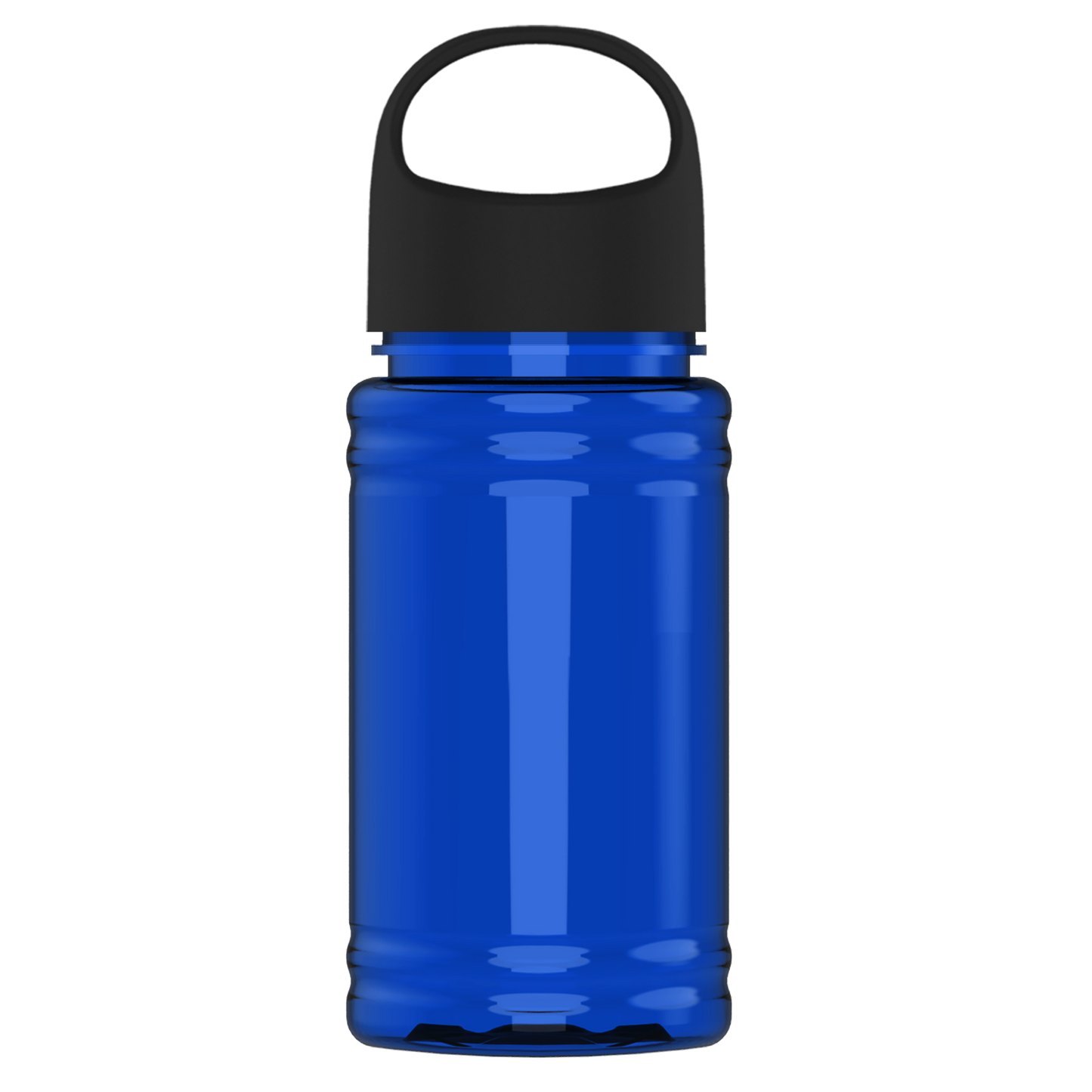 Mini RPET Bottle with Oval Crest Lid - 16 oz.