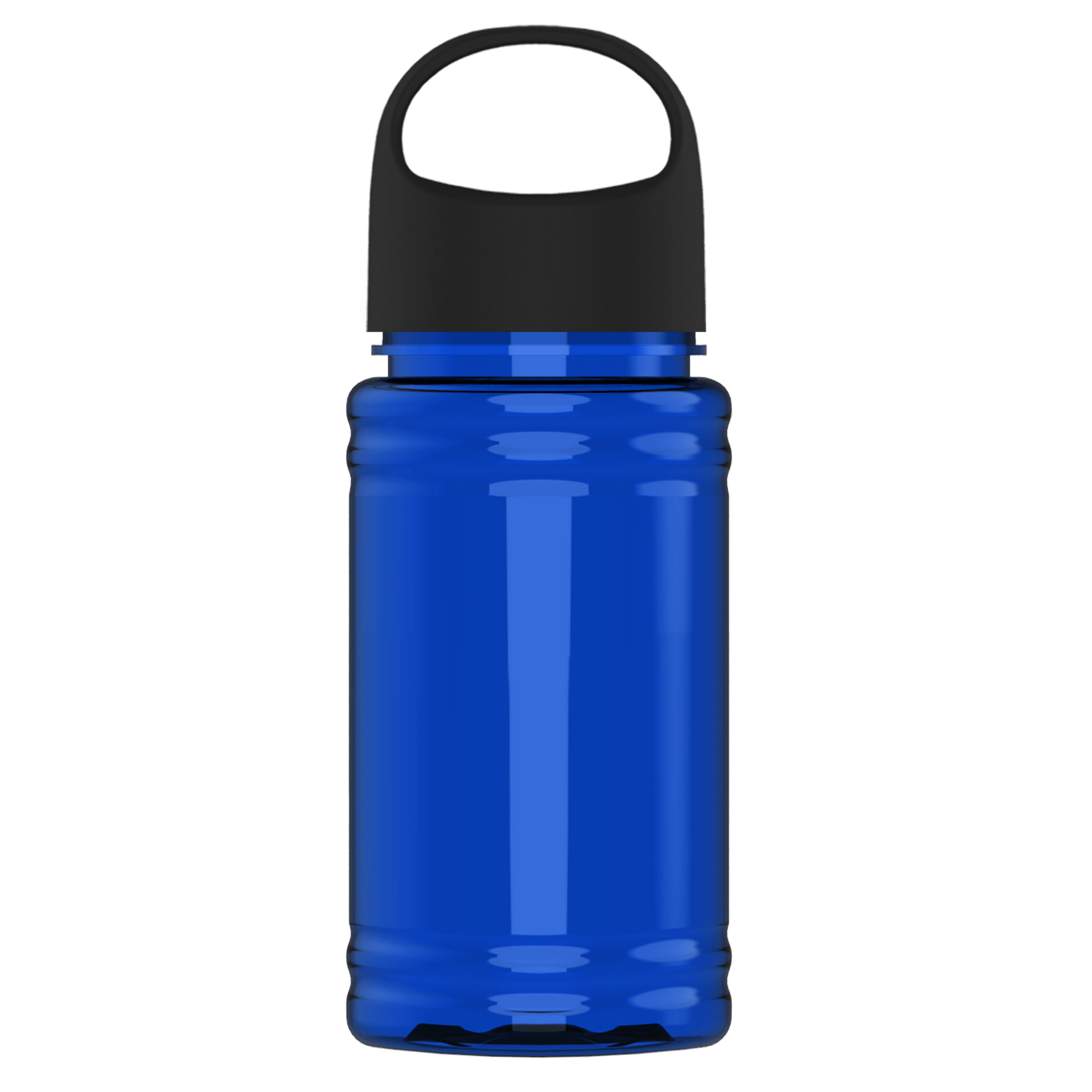 Mini RPET Bottle with Oval Crest Lid - 16 oz.